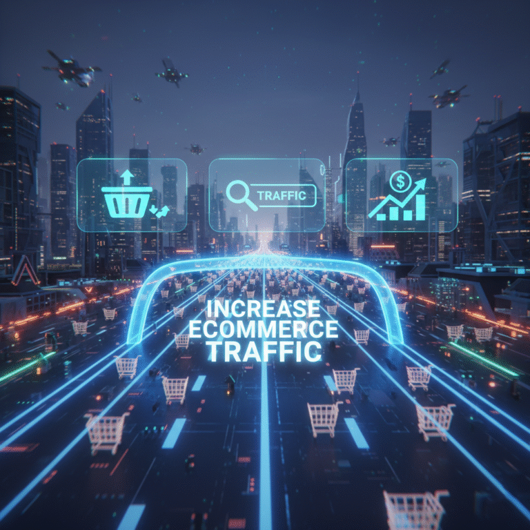 Discover proven SEO strategies to increase ecommerce traffic to your online store. Learn from Namastetu Technologies, a leading digital marketing agency in Indore, about content marketing, Google Shopping, and platform optimization.