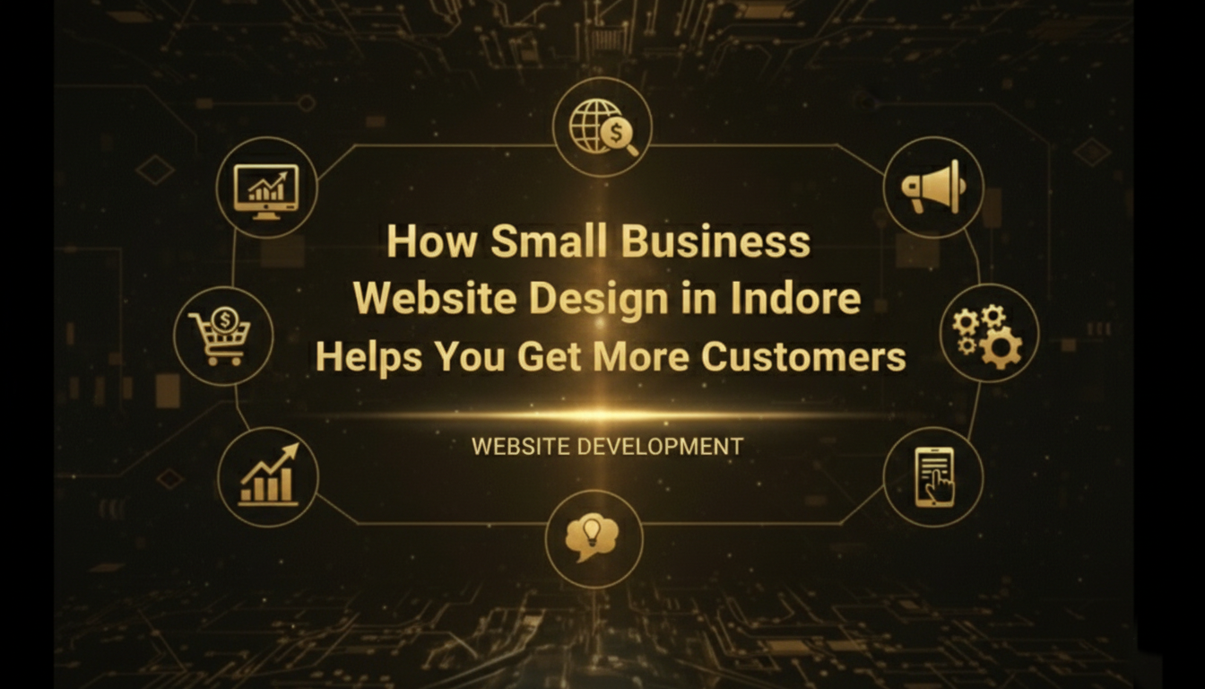 How Small Business Website Design in Indore Helps You Get More Customers