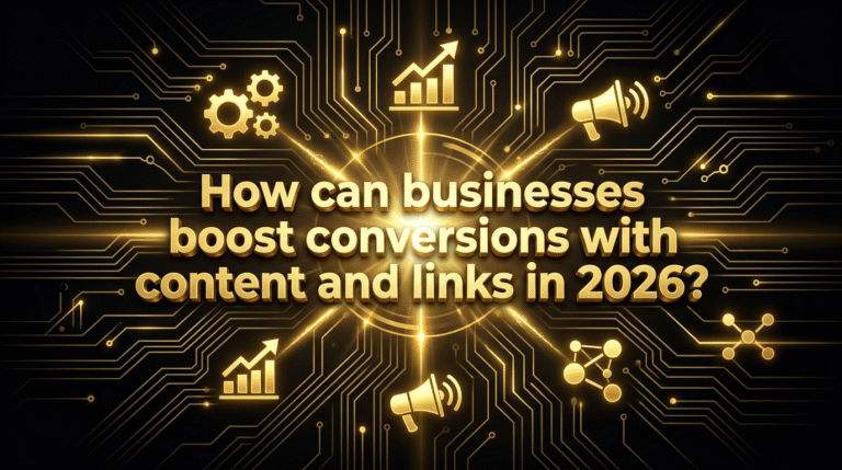 business conversion with content and links