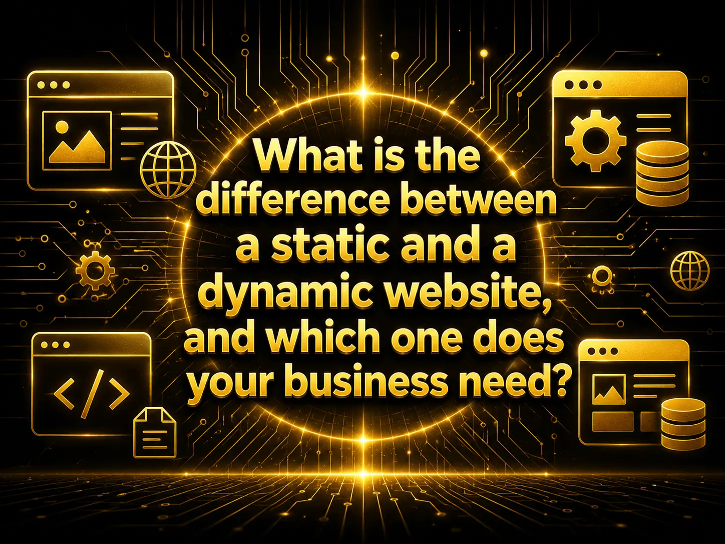 What is the Difference Between a Static and a Dynamic Website, and Which One Does Your Business Need?