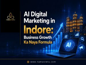 AI-powered digital marketing strategies helping businesses in Indore improve online visibility, generate leads, and accelerate business growth.